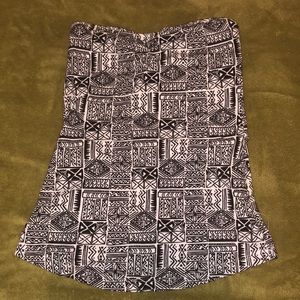 Body Contour Printed Tube Top